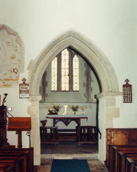 St Leonard, Bledington - Chancel arch
